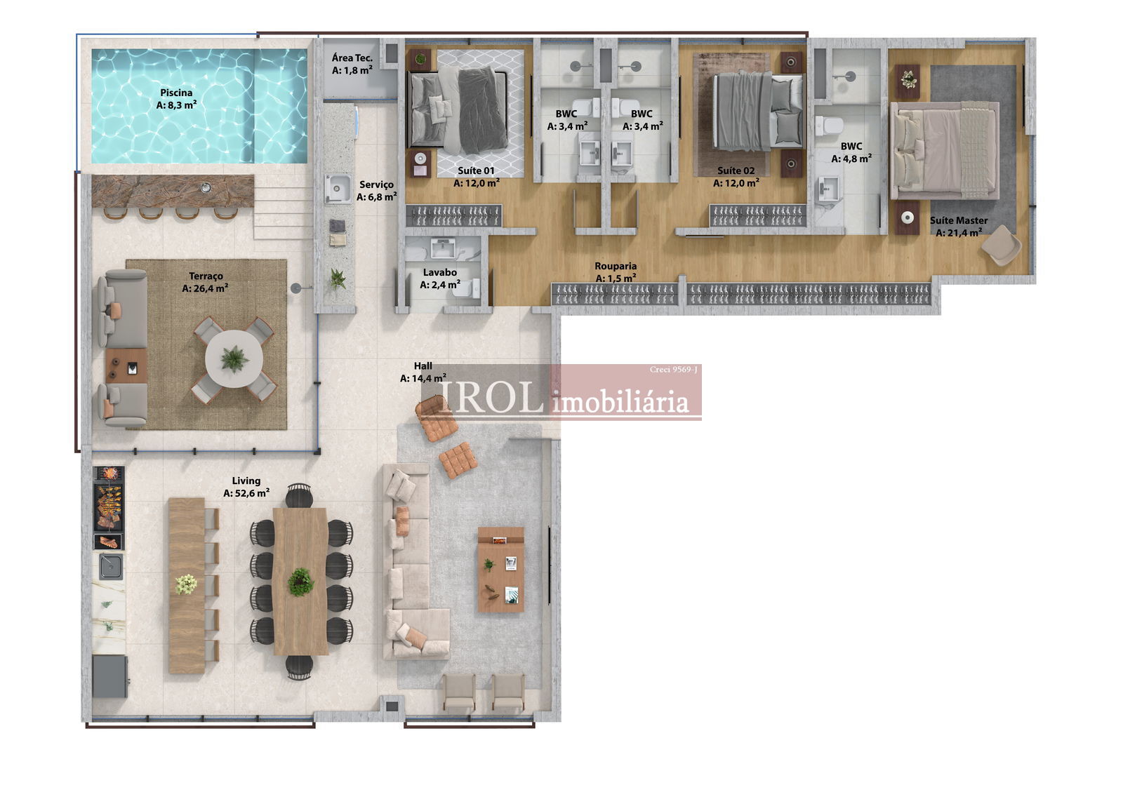 Apartamento à venda com 3 quartos, 163m² - Foto 25