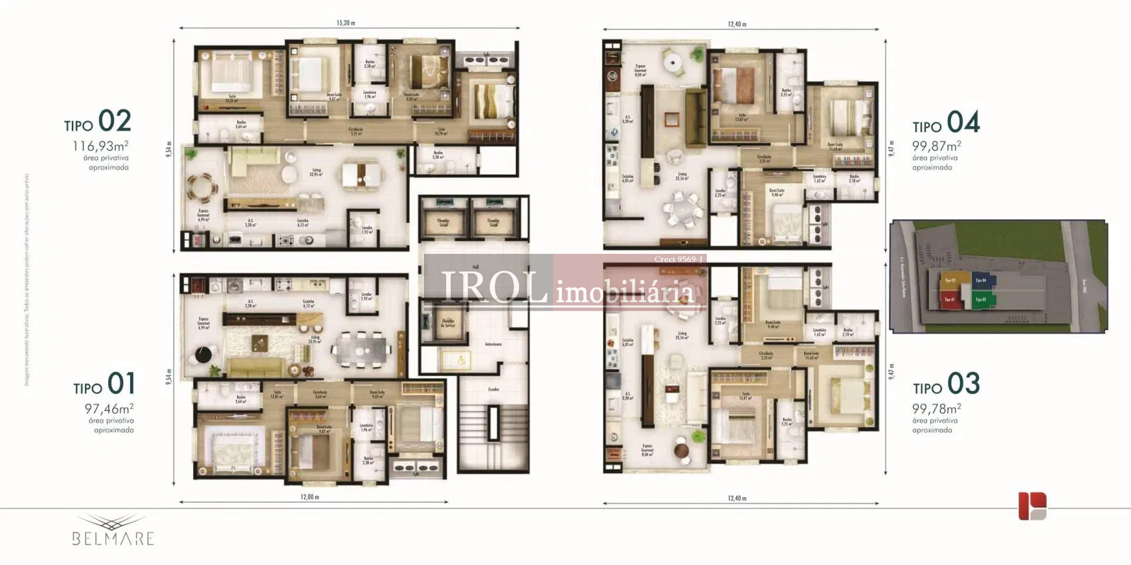 Apartamento à venda com 3 quartos, 99m² - Foto 5