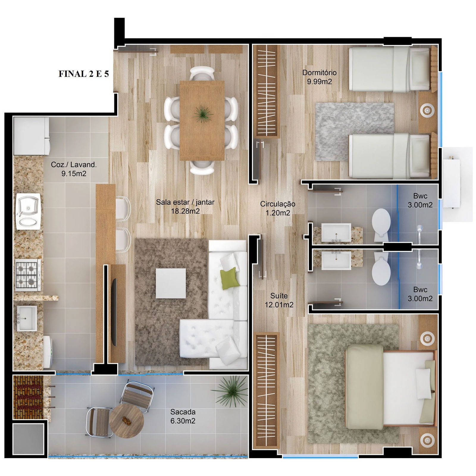 Apartamento à venda com 2 quartos, 63m² - Foto 27