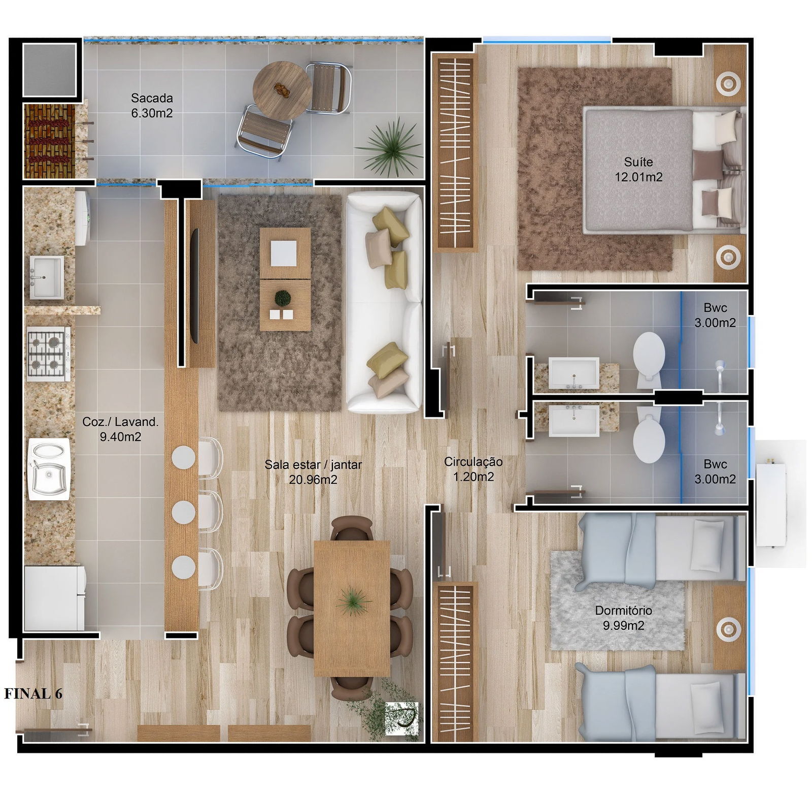 Apartamento à venda com 2 quartos, 63m² - Foto 25