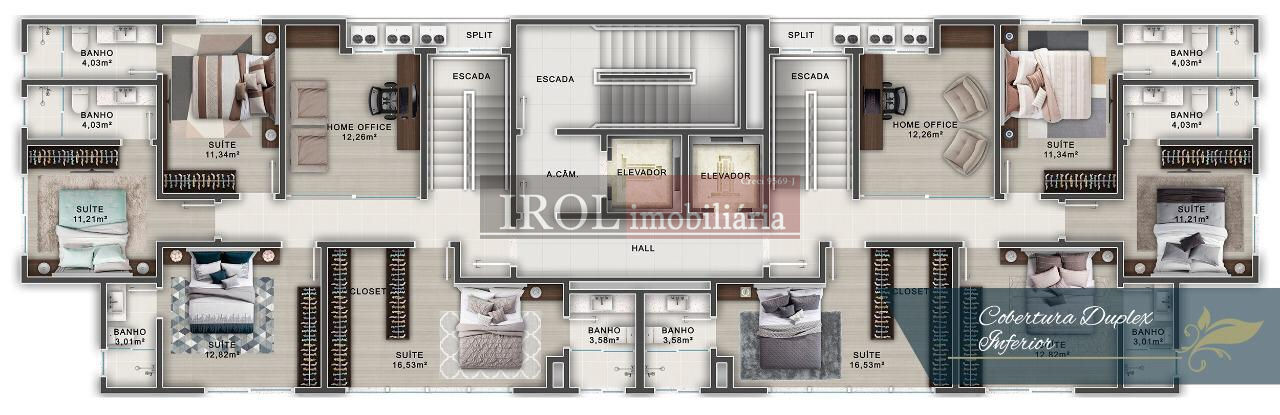 Apartamento à venda com 3 quartos, 110m² - Foto 11