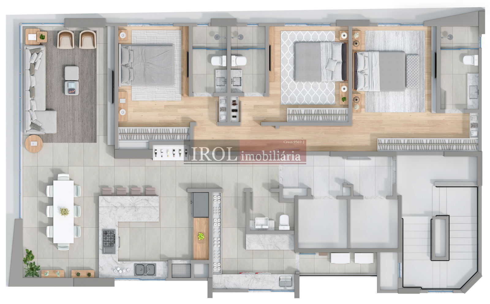 Apartamento à venda com 3 quartos, 150m² - Foto 14