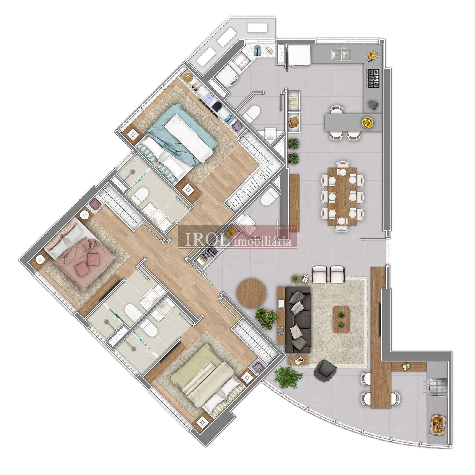 Apartamento à venda com 3 quartos, 138m² - Foto 39