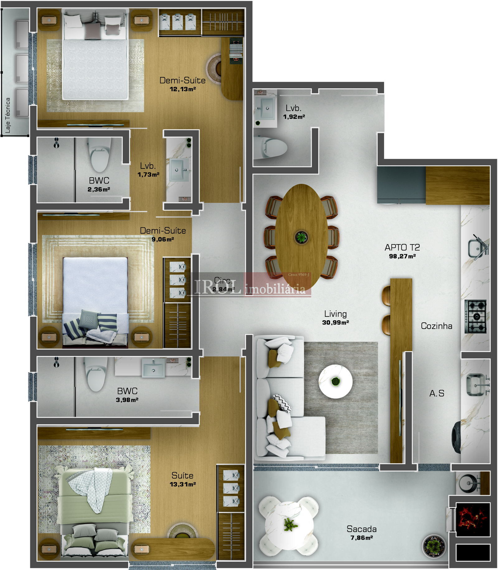 Apartamento à venda com 2 quartos, 83m² - Foto 23