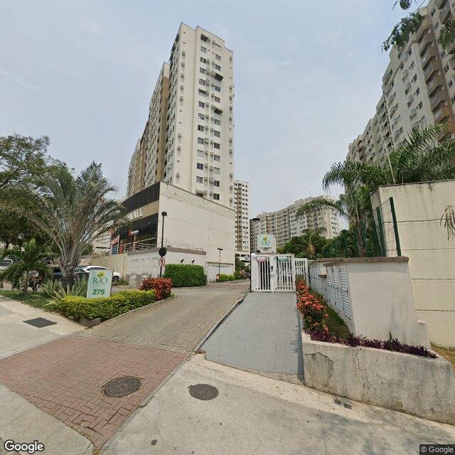 Imagem estática do "Street View" da localização