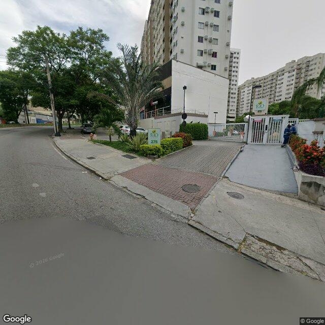 Imagem estática do "Street View" da localização