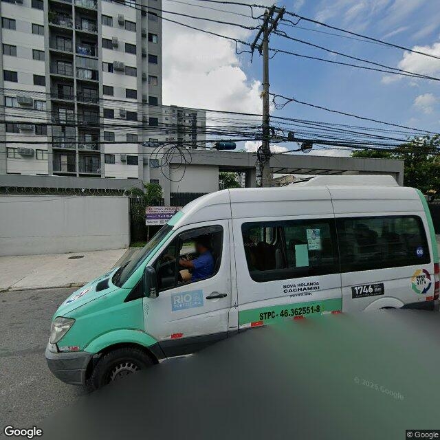 Imagem estática do "Street View" da localização