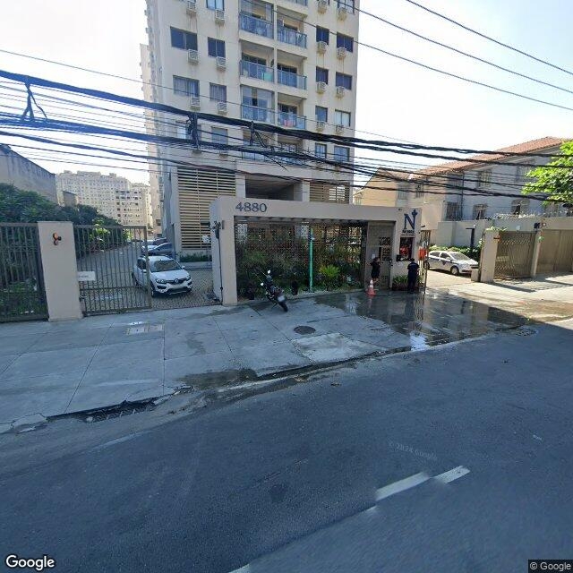 Imagem estática do "Street View" da localização