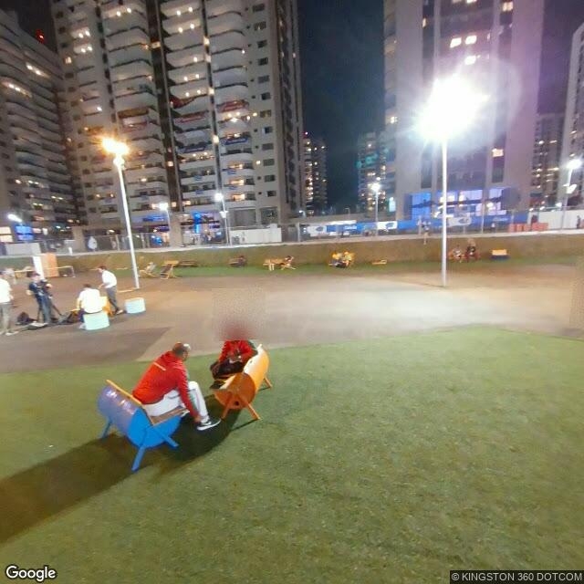 Imagem estática do "Street View" da localização