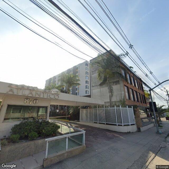 Imagem estática do "Street View" da localização