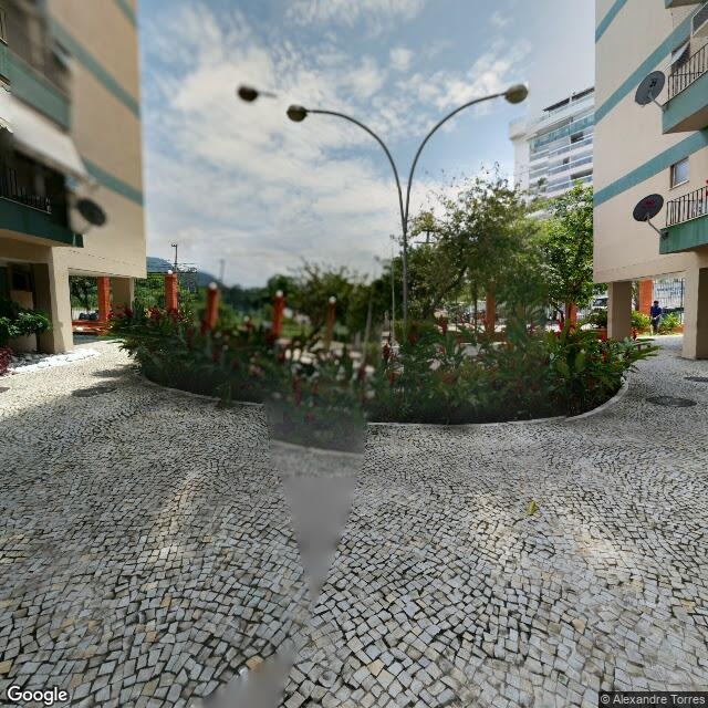 Imagem estática do "Street View" da localização