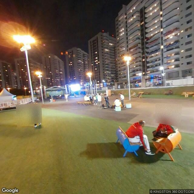 Imagem estática do "Street View" da localização