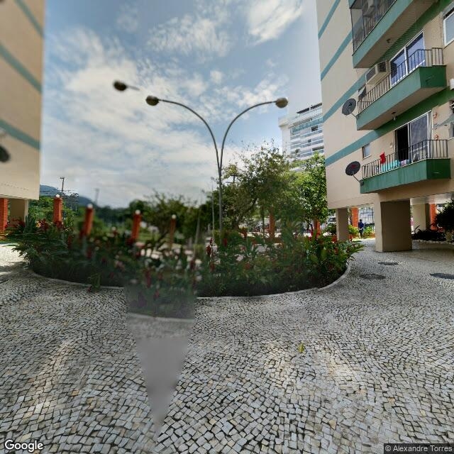 Imagem estática do "Street View" da localização