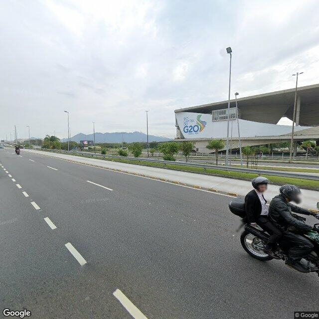 Imagem estática do "Street View" da localização