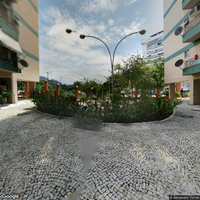 Imagem estática do "Street View" da localização