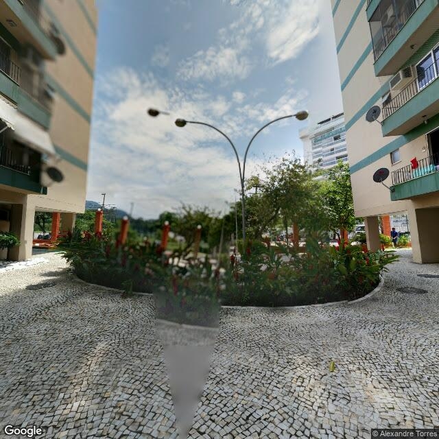 Imagem estática do "Street View" da localização