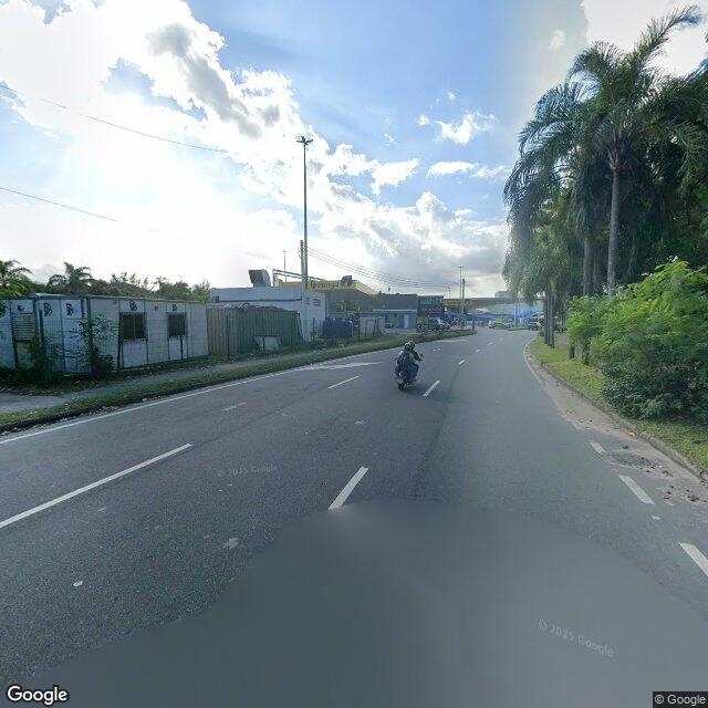 Imagem estática do "Street View" da localização