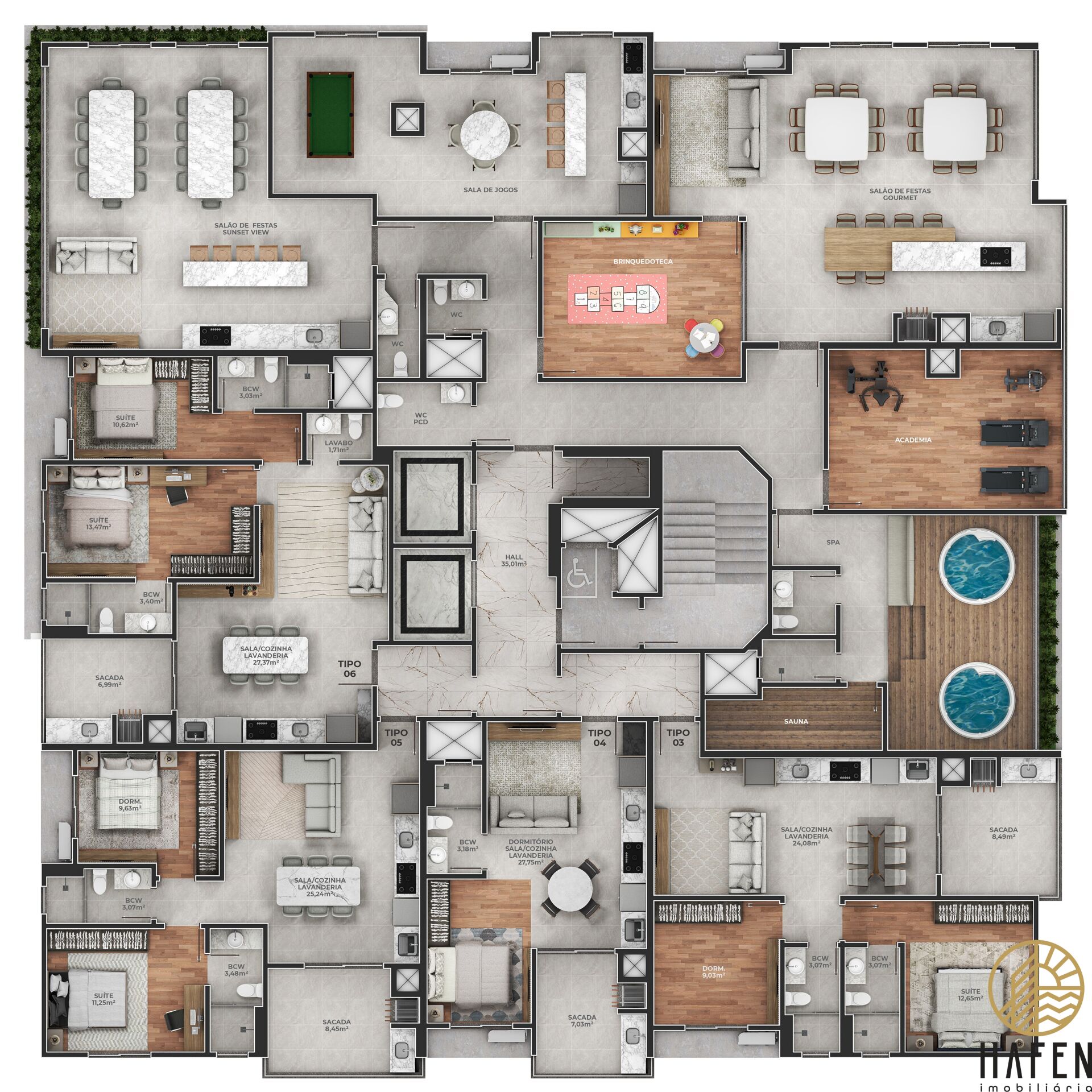 Apartamento à venda com 1 quarto, 45m² - Foto 16