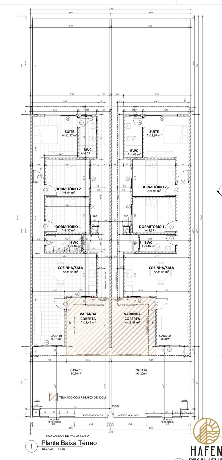 Casa, 3 quartos, 93 m² - Foto 12