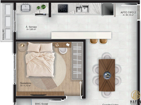 Apartamento à venda com 2 quartos, 75m² - Foto 14