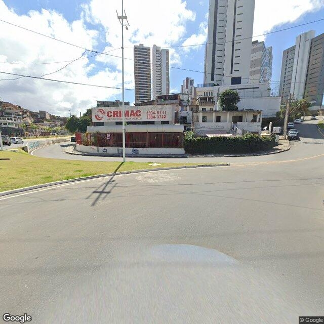 Imagem estática do "Street View" da localização