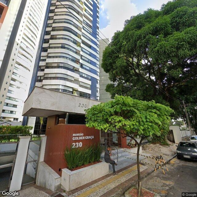 Imagem estática do "Street View" da localização