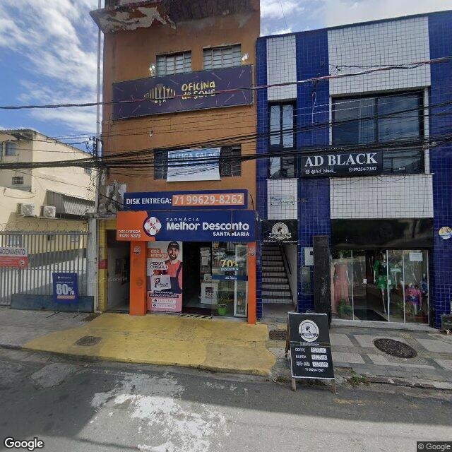 Imagem estática do "Street View" da localização