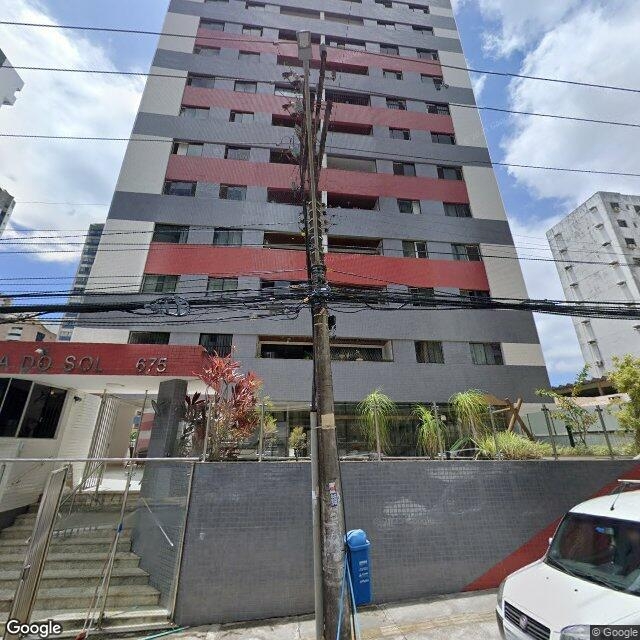 Imagem estática do "Street View" da localização