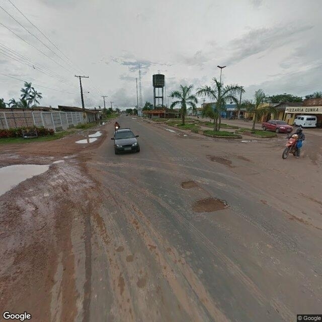 Imagem estática do "Street View" da localização