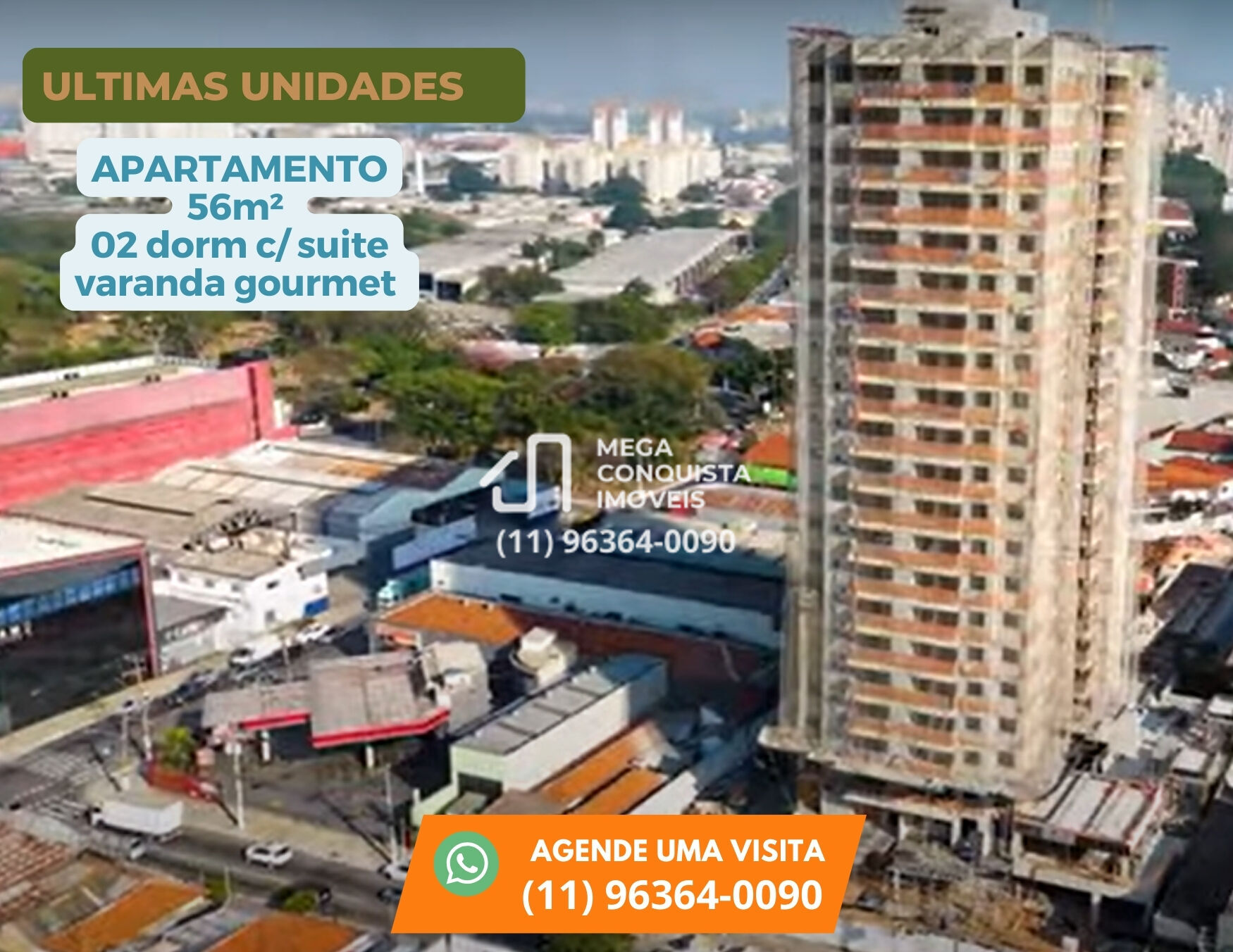 Apartamento à venda com 2 quartos, 56m² - Foto 2