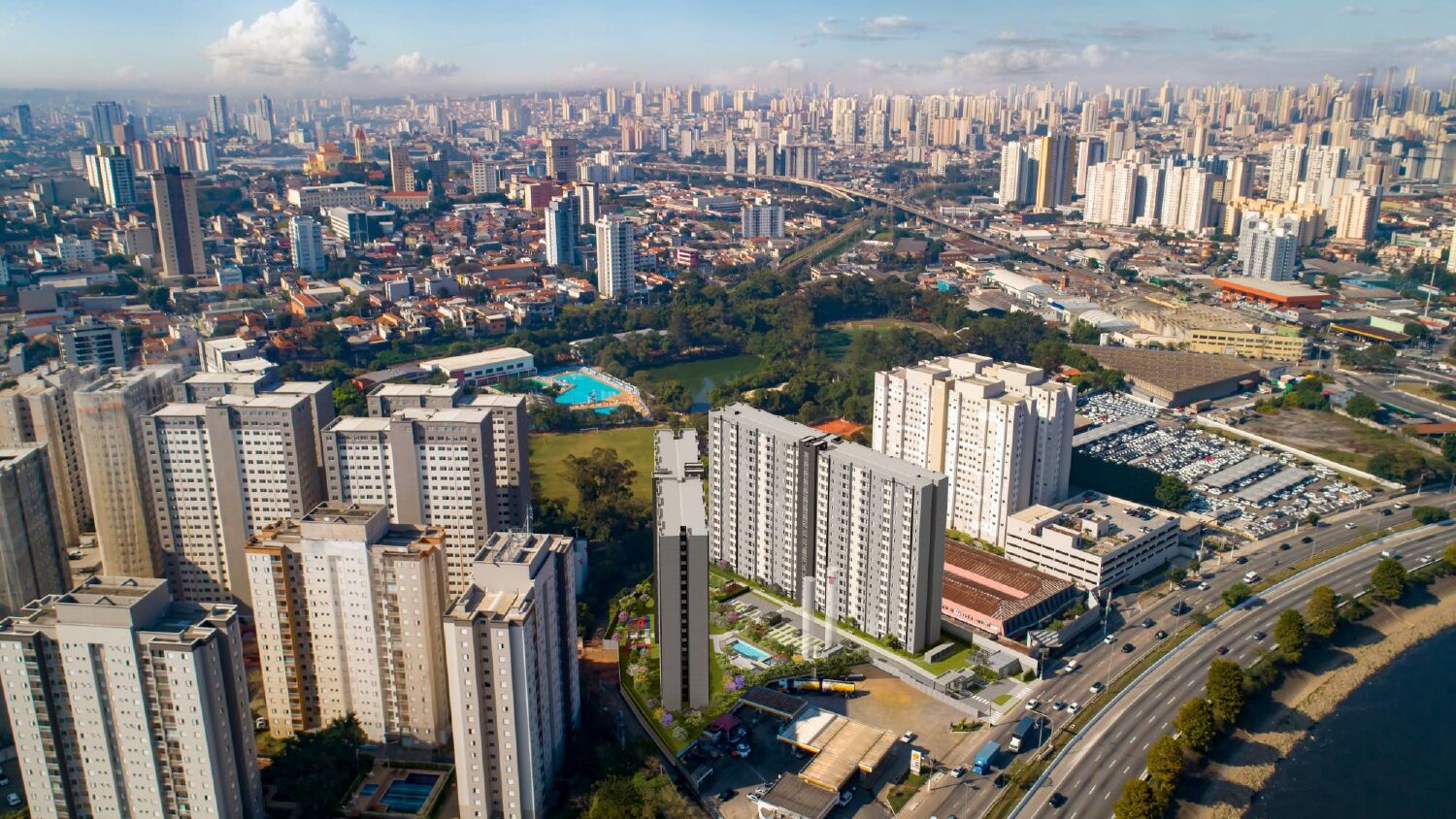 Apartamento à venda com 2 quartos, 33m² - Foto 1