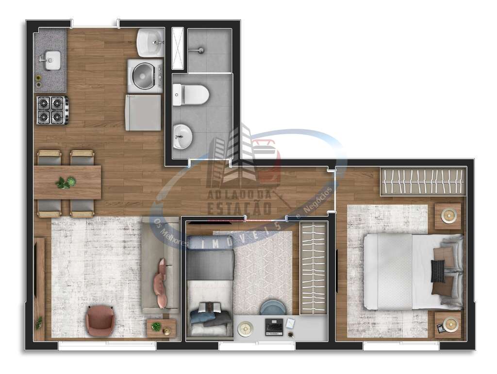 Apartamento, 2 quartos, 37 m² - Foto 22