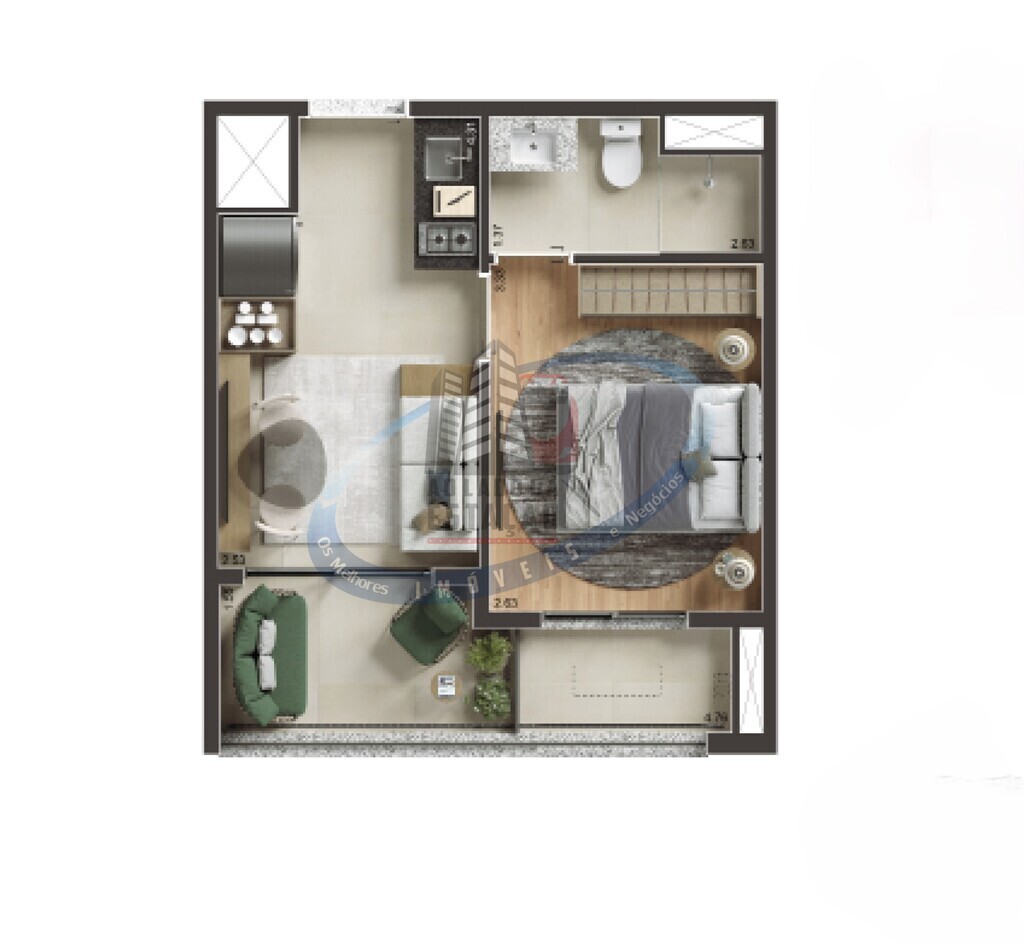 Apartamento, 1 quarto, 30 m² - Foto 21