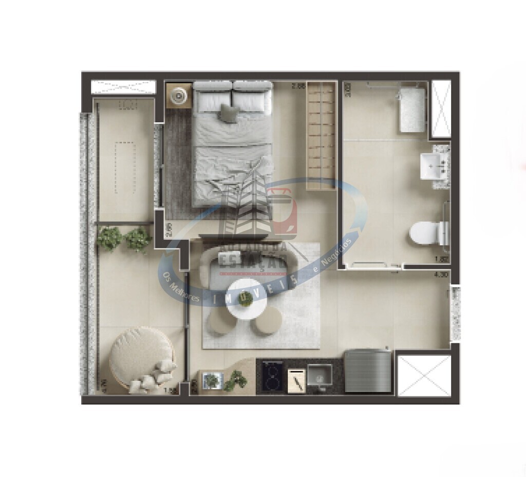 Apartamento, 1 quarto, 30 m² - Foto 22