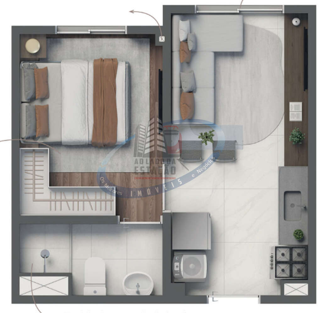 Apartamento, 1 quarto, 24 m² - Foto 20