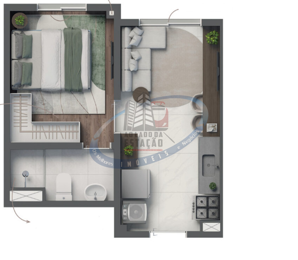 Apartamento, 1 quarto, 24 m² - Foto 19