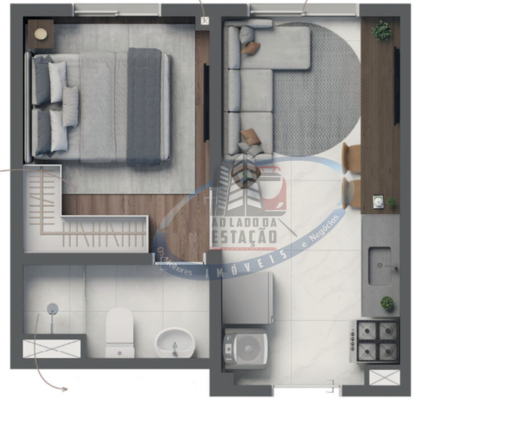Apartamento, 1 quarto, 24 m² - Foto 21