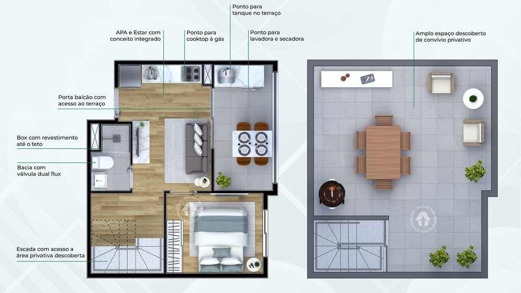 Apartamento, 2 quartos, 35 m² - Foto 26