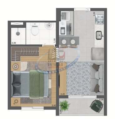 Apartamento, 1 quarto, 26 m² - Foto 17