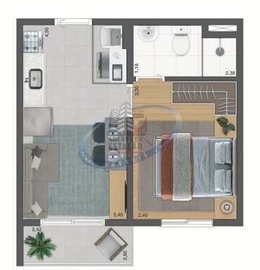 Apartamento, 1 quarto, 26 m² - Foto 16