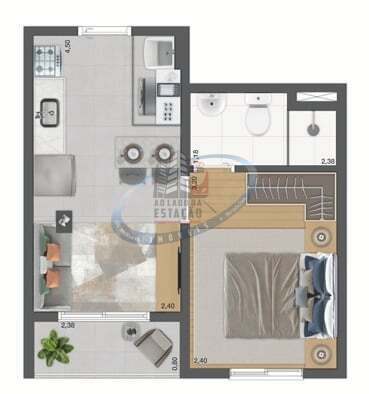 Apartamento, 1 quarto, 26 m² - Foto 15