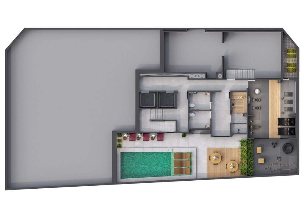 Apartamento, 2 quartos, 33 m² - Foto 19