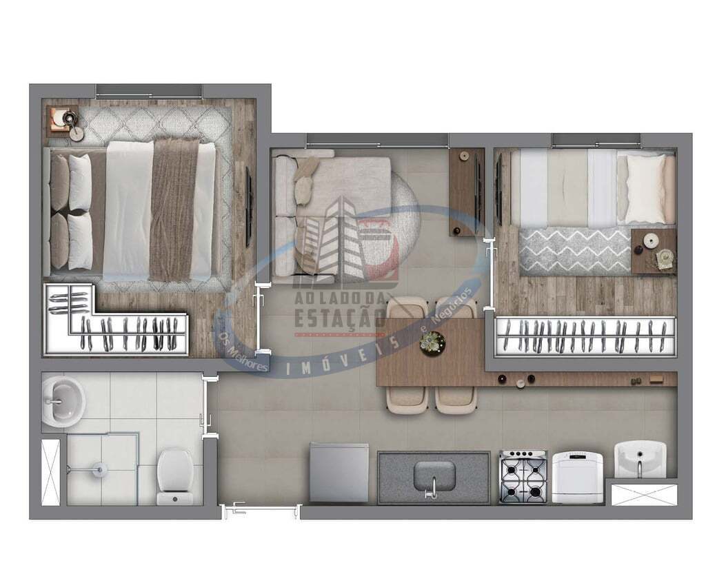 Apartamento, 2 quartos, 31 m² - Foto 20