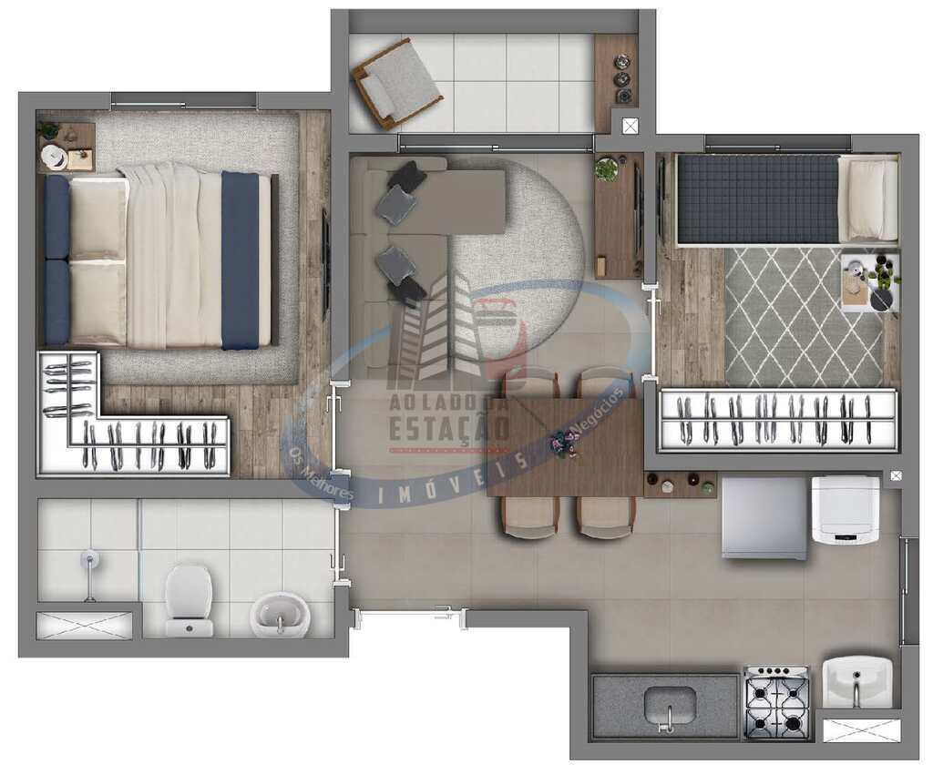 Apartamento, 2 quartos, 31 m² - Foto 21