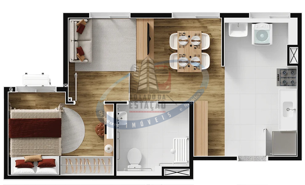 Apartamento, 2 quartos, 35 m² - Foto 20