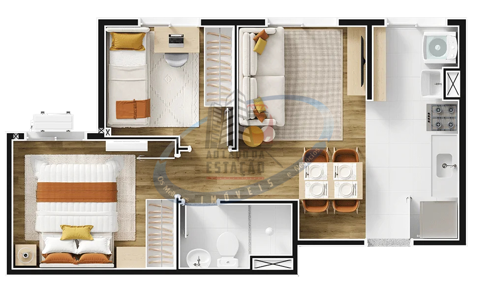 Apartamento, 2 quartos, 35 m² - Foto 24