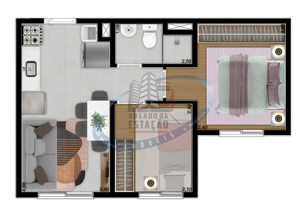 Apartamento, 2 quartos, 32 m² - Foto 16