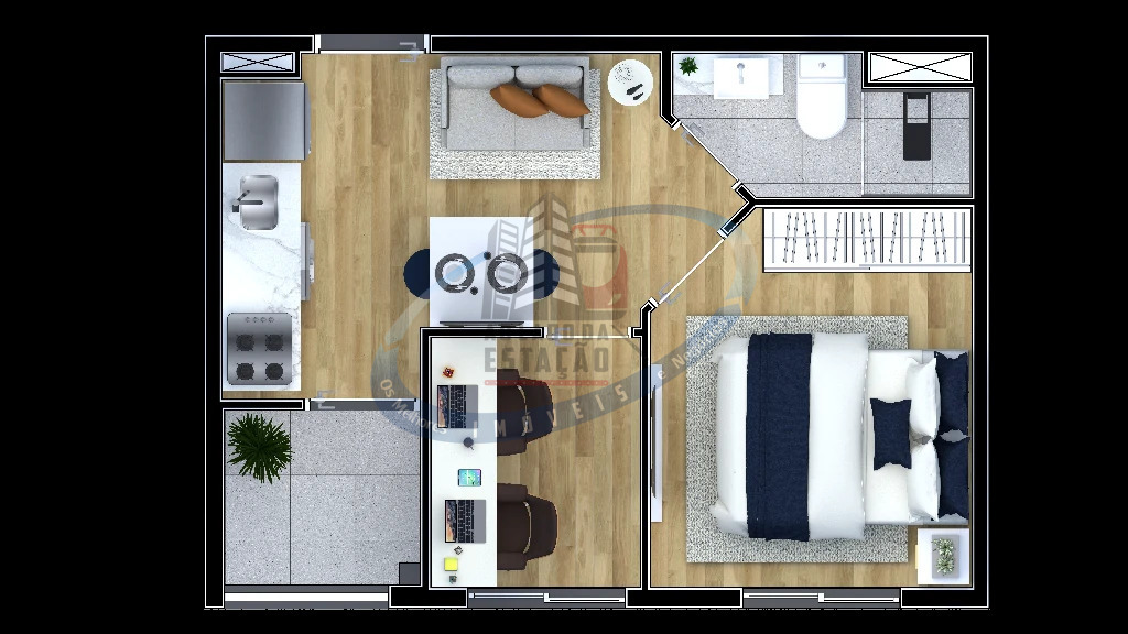 Apartamento, 1 quarto, 25 m² - Foto 22