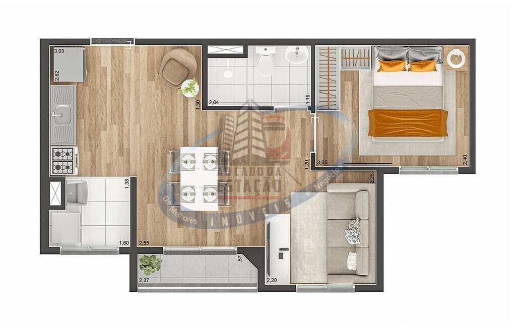 Apartamento, 2 quartos, 39 m² - Foto 17