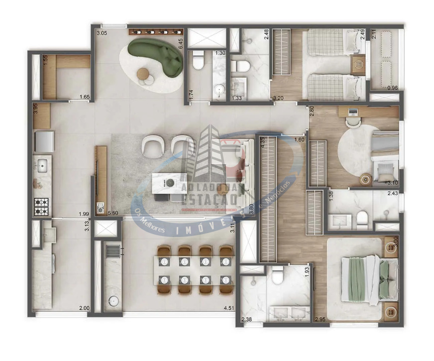 Apartamento, 3 quartos, 82 m² - Foto 23